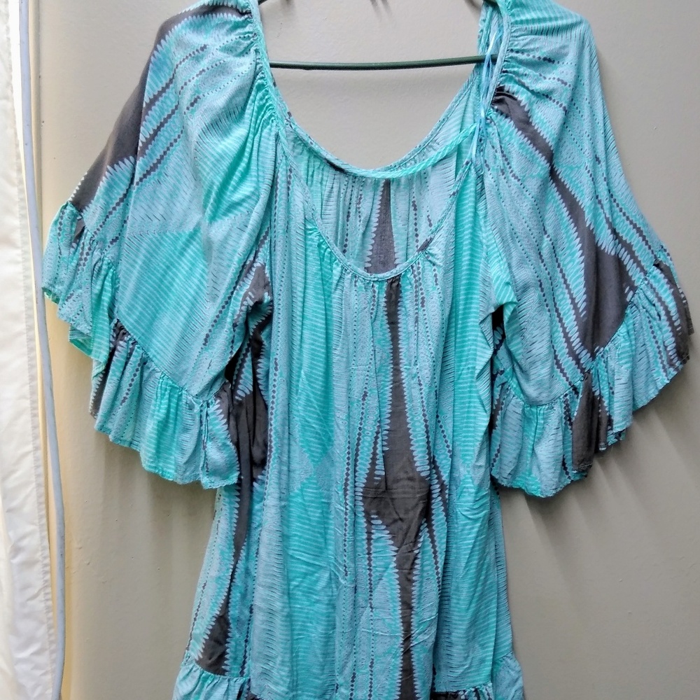 Beautiful blue blouse